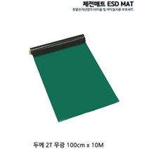 사업장 정전기x사고방지 제전매트 100cm 10M 2t 실험실용 클린룸