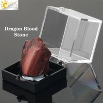 CSJA 천연 미네랄 스톤 표본 불규칙한 원시 귀중한 보석 돌 락 크리스탈 컬렉션 연구 교육 35x35mm G567, Dragon Blood Stone
