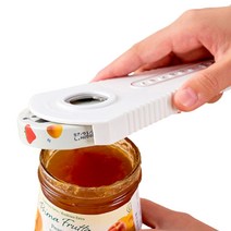 딸기잼 뚜껑 열기 자석 만능 오프너 토마토소스 통조림 따개, 화이트
