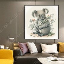 보석 비즈 십자수 코알라 수채화 동물 대형 DIY 공예 구슬 명화 디즈니 구어도 해바라기