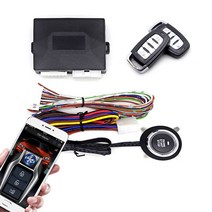 자동차 원격시동 범용 자동 시작 정지 키리스 엔트리 시스템 엔진 시작 알람 시동경보기, dqd-ly(ty01)