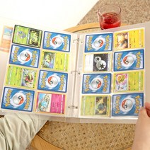 디자인웁스 투명 포카 바인더 포토카드 5X7 앨범 속지 20매, 바인더+속지 20매 : 타입 A(8칸)