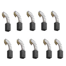 초정밀블랙 컬러 10 pcs 카본 브러쉬 교체 모터 폴리 셔 그라인더 전기 산업을위한 부품 수리 도구, [2] S