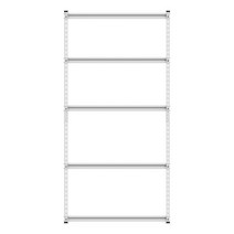 비숨 조립식 5단 앵글 선반 철제 펜트리 무볼트 랙, 1개