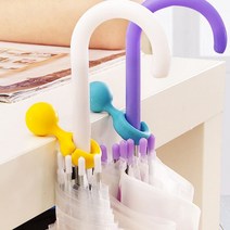 휴대용 우산 걸이 미니 우산꽂이 홀더 거치대 장마 스타일 가벼운 비 예쁜 튼튼한 방수, 우산거치대-랜덤