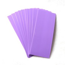 절연 필름 보호 케이스 팩 슬리빙 18650 Lipo 배터리 랩 PVC 열 수축 튜브 프리컷 너비 29.5mm x 72mm, 21 Purple_05 500pcs