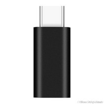 CHAOX 삼성 샤오미 화웨이 안드로이드 핸드폰 F19 21 용 8 핀 라이트닝 암 타입 C 수 어댑터 컨버터 드롭 배송, Black