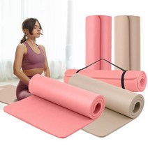 와이드NBR 20mm 스포츠운동 요가매트 끈 필라 휴대용 2023897EA qua8007*9347555IK, 크림베이지