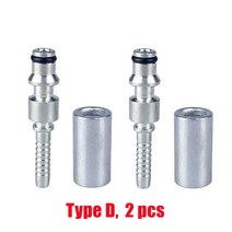 농사용 고압 세척기 호스 피팅 커넥터 Karcher K L모터or AR Daewoo Bla기계 & De기계er 수리 어댑터 소켓, 04 2 pcs D