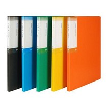 화일 A4 20매 흑색 파일 홀더 4개 정부화일 스프링파일 파일철