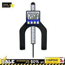 하이트 게이지 높이 측정 버니어 디지털 깊이 마그네틱 셀프 스탠딩 조리개 피트 목공 도구