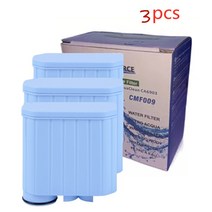 호환용 커피머신 워터 필터 정수 CMF009 커피 머신 교체용 Saeco AquaClean Philips CA6903 / 10/00/01/22/47 3 팩
