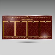 서아기획 강화 유리 4구 게시판, 샘플 19번