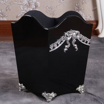 레트로 감성 사각 인테리어 휴지통, 개, M