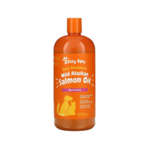 Zesty Paws 알래스카 연어 오일 반려 동물 반려견 반려묘 애완 동물 473 ml