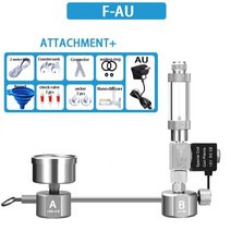 산소발생기 휴대용 가정용 산림욕기 zrdr 수족관 diy co2 시스템 키트 co2 솔레노이드 밸브가 있는 버블 카운터 디퓨저수생 식물 성장용, 1-f-me