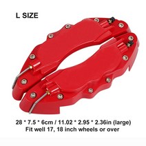브레이크캘리퍼 커버 2pcs 자동차 타이어 휠 허브 디스크 ford focus 2 3 1 fiesta mondeo kuba ecosport mini cooper r56, l