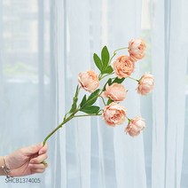 장식 홈 인물 동상 얼굴 세라믹 꽃병 데스크 액세서리 북유럽 방 인테리어 조각을위한, [09] fake flower H
