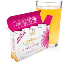 SIGNIFY NATURE Echinacea 아연 농축액 비타민 C - 무설탕 및 비건 1000mg 포트 지원 발포제약 여름철 주스 부스터 여기서는 40일 쭉, [02] 40개(4개 팩), [01] 비타민 C + 에키네시아 + 아연