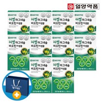 일양약품 어썸 독일 마그네슘 비오틴 비타민B 126 영양제 10박스(쇼핑백포함), 10박스
