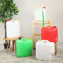 리빙패밀리 휴대용기름통 연료 휘발유 등유 다용도말통 캠핑, 가방형, 녹색, 1개