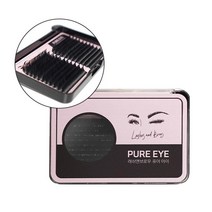 래쉬앤브로우 퓨어아이 플랫모 퓨어래쉬 속눈썹연장, J컬/0.10mm, 12mm