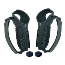 경량 VR 컨트롤러 쉘 그립 보호용 파우치 피코 4 용 로커 캡, 한개옵션1, 02 Black