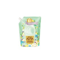 샤프란 AURA 고농축 섬유유연제 스모키머스크 리필, 1.7L, 5개