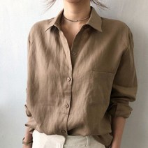 봄 여름 캐주얼 편한 반팔 차이나 코튼 린넨 셔츠 긴 소매 루즈핏 용 빈티지 스트리트웨어 오버사이즈 블라우스 탑 튜닉