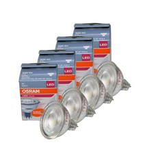 오스람 LED MR16 6W 할로겐 램프 * 4개, 주백색