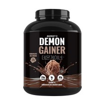 데몬게이너 3kg 살찌는 살찌우는 벌크업 동물성 체중증가 게이너 보충제 프로틴, 2통