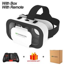 컴퓨터VR 스팀 VR 게임 3d vr 헤드셋 스마트 가상 현실 안경 vr 헬멧 for, 박스 050 리모컨 포함