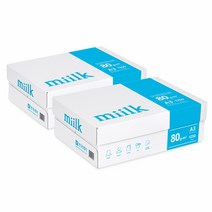 밀크 A3 복사용지(A3용지) 80g 1250매 2BOX
