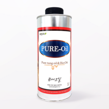 퓨어오일 100ml 300ml 1L 4L 대용옻칠 나무 도마 식기 원목 오일 천연성분 99.8%, 1000ml, 1개