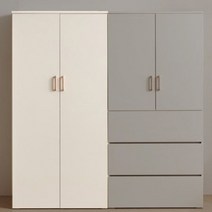 자취방 안방 전신거울옷장 C3720 광폭 도어 800 2colors, 화이트
