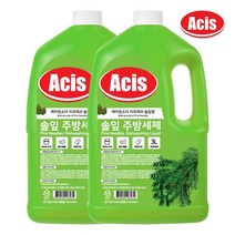 아키스 베이킹소다 주방세제 솔잎향 3L x2개 설거지 1종주방세제 주방용 야채과일세척 물때 항균 대용량 기름기 식물성보습, 단품