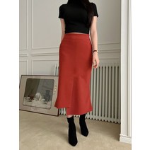 튤립 머메이드 엄지원 살랑 하단 프릴 스커트