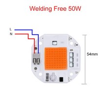 식물재배기 시티팜 LED 성장 빛 전체 스펙트럼 COB 칩 110V 식물에 대 한 Phyto 램프 실내 모 종 꽃 텐트, 03 50W_01 AC 220V