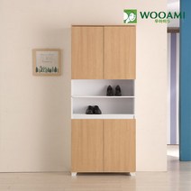 [우아미가구] 코모노 높은 신발장800, 화이트