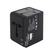 넥스트 여행용 올인원 멀티 USB 2포트 충전 어댑터 NEXT-005TC, 1개