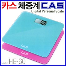 카스 디지탈 슬림 체중계 전자저울, HE-60, 민트