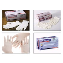 샴락 일회용 치과용 수술용 라텍스글러브, 100장, 미니(XS)