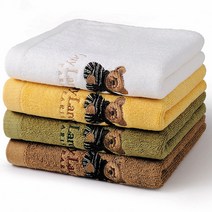 기라로쉬 베어자수 세트 수건 타올 돌 답례품 결혼 선물용 개업 어린이, 랜덤, 10매