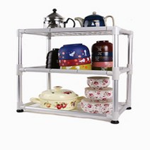 유니온 3단 스텐 수납 선반