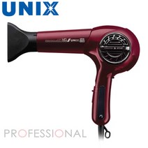 유닉스 전문가용 음이온 헤어 드라이기 UN-1330N 1300W, 레드