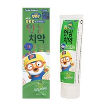 뽀로로 안심 치약, 사과맛, 5개