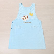 펀피그/펀몽키 앞치마, 펀몽키앞치마/블루, STYLE:펀몽키앞치마/블루