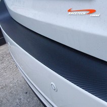 레이스텍 K5 리어범퍼 프로텍터 스티커, 3D카본블랙