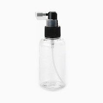120ml 헤어스프레이 공병/DT120, 투명용기/검정캡, 1개