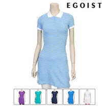 EE2BX500.EGOIST 슬림라인 피케카라 원피스